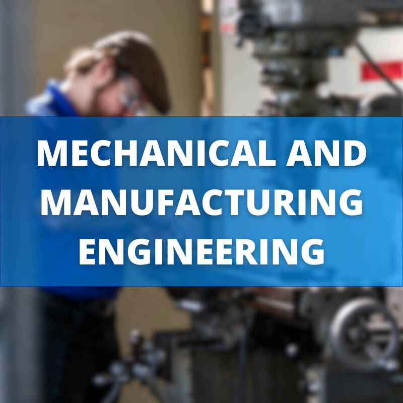Header image for the PCE Mechanical and manufacturing engineering unit